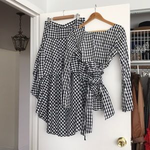 BACKSTAGE via URBAN OUTFITTERS gingham coord